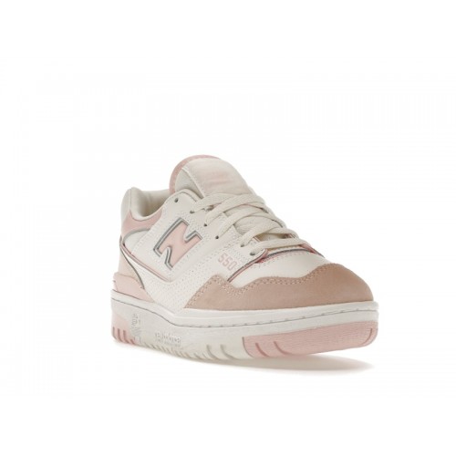 Кроссы New Balance 550 White Pink (W) - женская сетка размеров