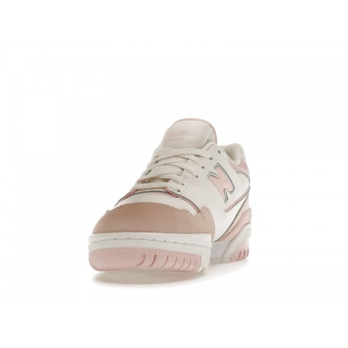 Кроссы New Balance 550 White Pink (W) - женская сетка размеров