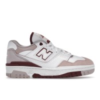 Женские кроссовки New Balance 550 White Scarlet (W)