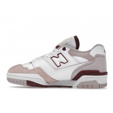 Женские кроссовки New Balance 550 White Scarlet (W)