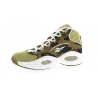 Reebok Question Mid mita sneakers X Bape 1st Camo