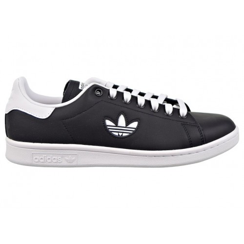 Кроссы adidas Stan Smith Core Black White - мужская сетка размеров