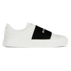 Givenchy City Sport Sneaker White Black Logo Strap