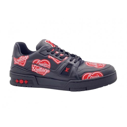 Кроссы Louis Vuitton LV Trainer Nigo LV MADE Black - мужская сетка размеров