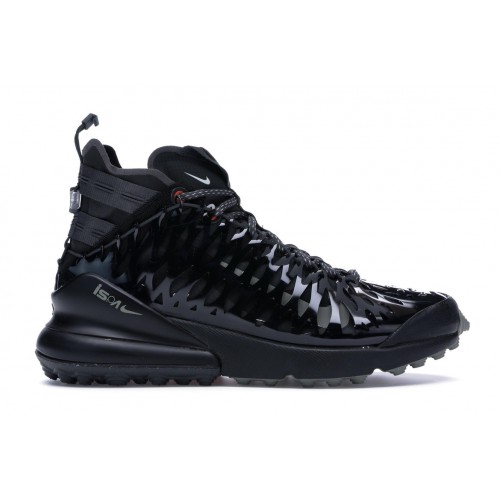 Кроссы Nike Air Max 270 ISPA Black Anthracite - мужская сетка размеров