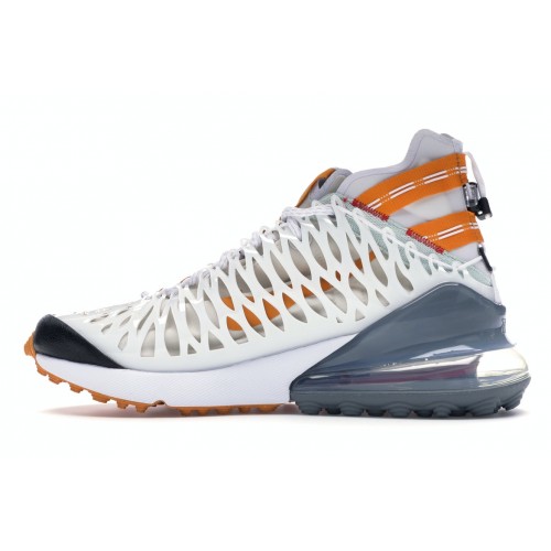 Кроссы Nike Air Max 270 ISPA White Amber Rise - мужская сетка размеров