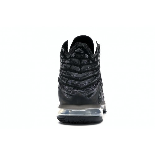 Кроссы Nike LeBron 17 Black White - мужская сетка размеров