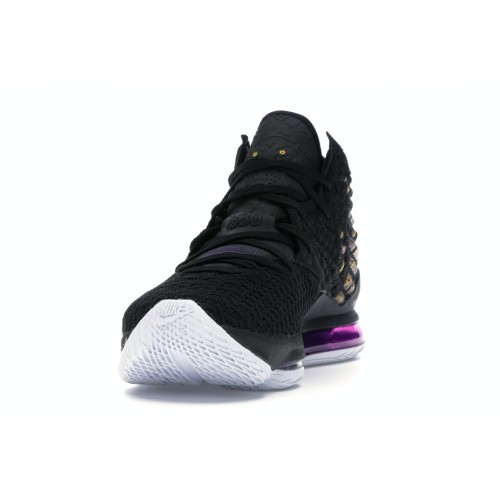 Кроссы Nike LeBron 17 Lakers - мужская сетка размеров