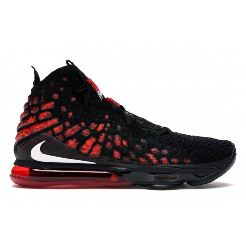 Кроссы Nike LeBron 17 Infrared - мужская сетка размеров