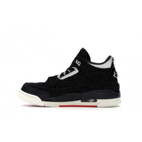 Кроссы Jordan 3 Retro AWOK Vogue Black (W) - женская сетка размеров
