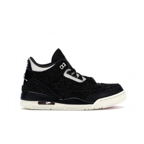 Кроссы Jordan 3 Retro AWOK Vogue Black (W) - женская сетка размеров