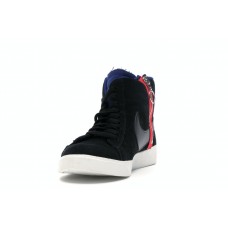 Женские кроссовки Nike Blazer Mid Rebel Deep Royal Black (W)