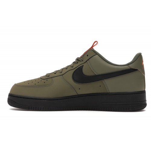 Кроссы Nike Air Force 1 Low Medium Olive - мужская сетка размеров