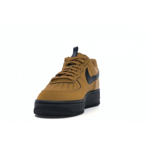 Кроссы Nike Air Force 1 Low Wheat Black - мужская сетка размеров