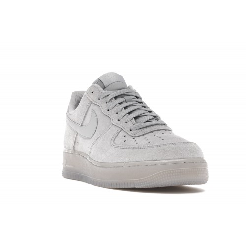 Кроссы Nike Air Force 1 Low 07 LV8 Grey Suede - мужская сетка размеров