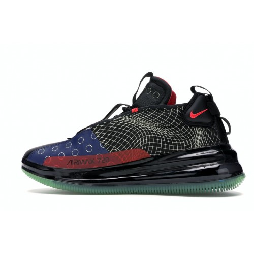 Кроссы Nike Air Max 720 Waves Blue Void Black - мужская сетка размеров