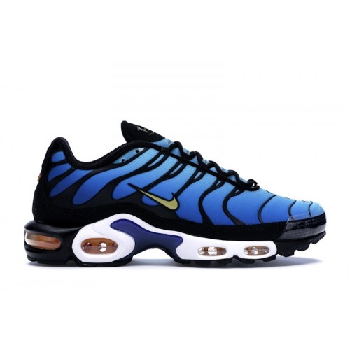 Кроссы Nike Air Max Plus OG Hyper Blue (2018) - мужская сетка размеров