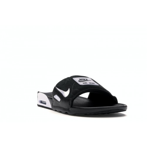 Кроссы Nike Air Max 90 Slide Black White - мужская сетка размеров