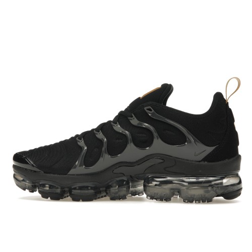 Кроссы Nike Air VaporMax Plus Black Metallic Gold Anthracite - мужская сетка размеров