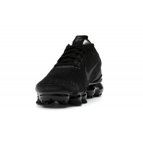 Кроссы Nike Air VaporMax Flyknit 3 Black (GS) - подростковая сетка размеров