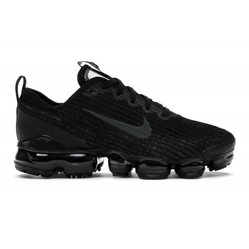 Кроссы Nike Air VaporMax Flyknit 3 Black (GS) - подростковая сетка размеров