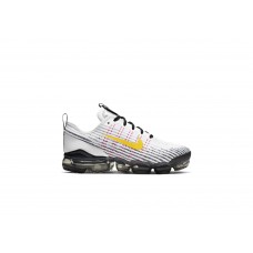 Подростковые кроссовки Nike Air VaporMax Flyknit 3 White Dynamic Yellow (GS)