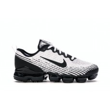 Подростковые кроссовки Nike Air VaporMax Flyknit 3 White Black (GS)
