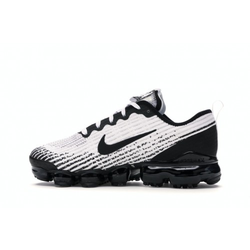 Подростковые кроссовки Nike Air VaporMax Flyknit 3 White Black (GS)