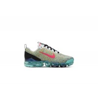 Подростковые кроссовки Nike Air VaporMax Flyknit 3 White Hyper Turquoise (GS)