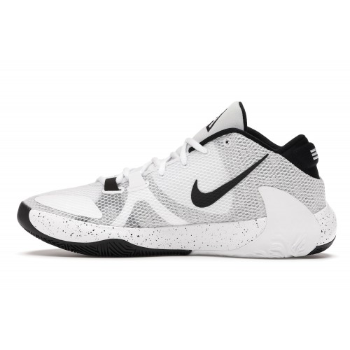 Кроссы Nike Zoom Freak 1 White Black - мужская сетка размеров