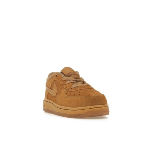 Кроссы Nike Air Force 1 Low LV8 3 Wheat (2019) (TD) - детская сетка размеров