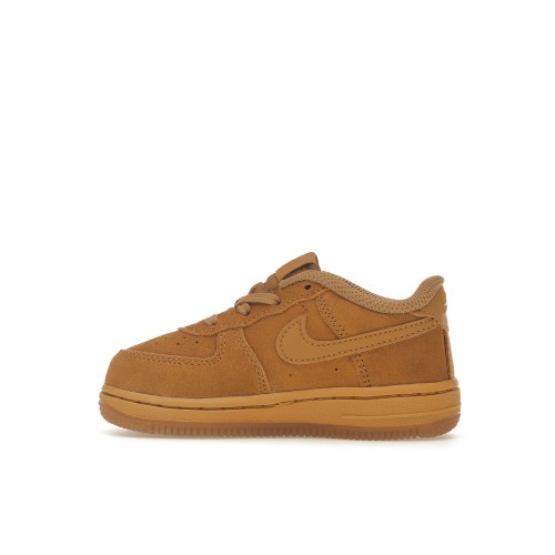 Кроссы Nike Air Force 1 Low LV8 3 Wheat (2019) (TD) - детская сетка размеров