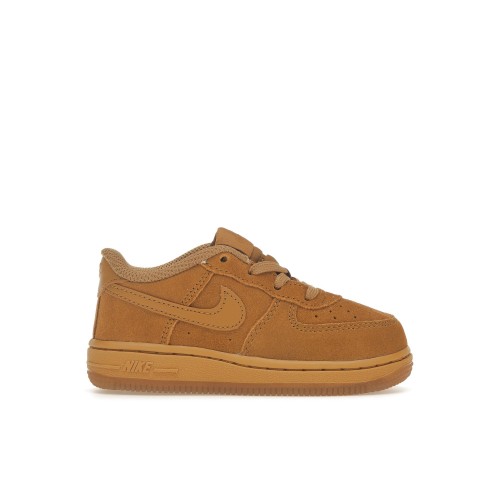 Кроссы Nike Air Force 1 Low LV8 3 Wheat (2019) (TD) - детская сетка размеров