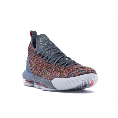 Кроссы Nike LeBron 16 Multi-Color - мужская сетка размеров