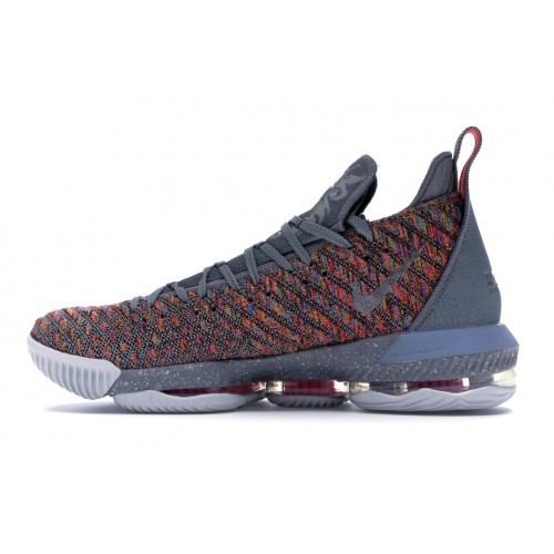 Кроссы Nike LeBron 16 Multi-Color - мужская сетка размеров