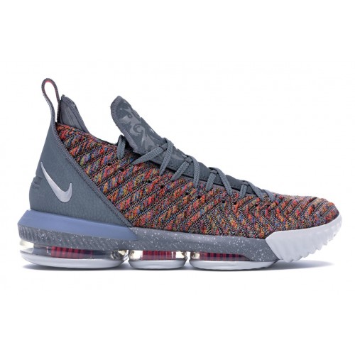 Кроссы Nike LeBron 16 Multi-Color - мужская сетка размеров