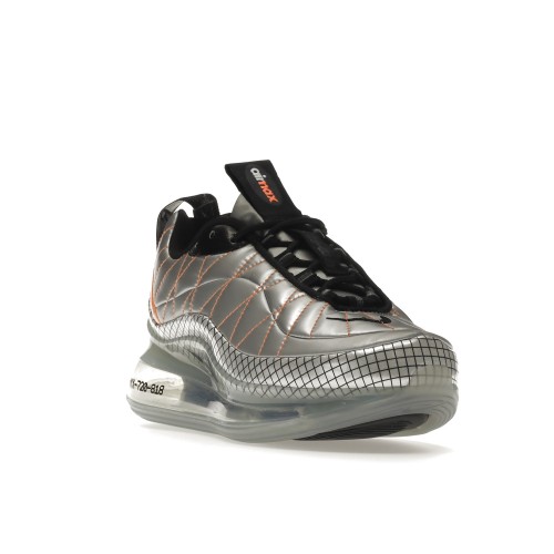 Кроссы Nike MX 720 818 Metallic Silver Total Orange (W) - женская сетка размеров