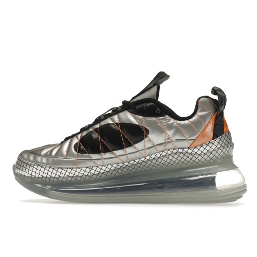 Кроссы Nike MX 720 818 Metallic Silver Total Orange (W) - женская сетка размеров