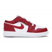 Детские кроссовки Jordan 1 Low Alt Gym Red White (PS)