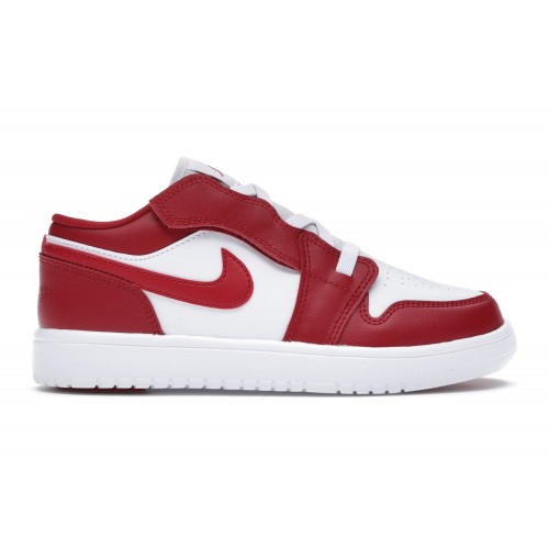 Кроссы Jordan 1 Low Alt Gym Red White (PS) - детская сетка размеров