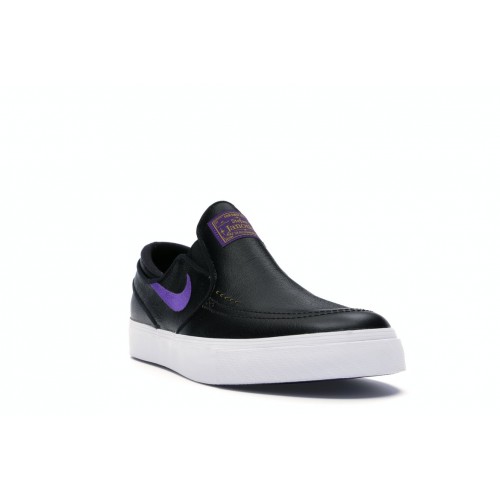 Кроссы Nike SB Zoom Stefan Janoski Slip NBA Lakers - мужская сетка размеров