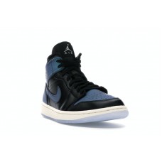 Женские Jordan 1 Mid Iridescent Black (W)
