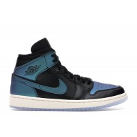 Женские Jordan 1 Mid Iridescent Black (W)