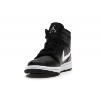 Женские Jordan 1 Mid Black White (W)