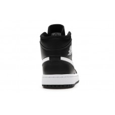 Женские Jordan 1 Mid Black White (W)