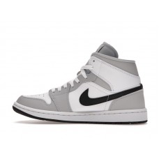 Женские Jordan 1 Mid Light Smoke Grey (W)