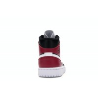 Женские Jordan 1 Mid Black Noble Red (W)