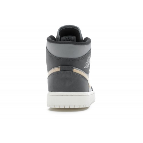 Кроссы Jordan 1 Mid Grey Onyx (W) - женская сетка размеров