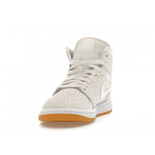 Wmns Air Jordan 1 Mid Phantom Gum - женская сетка размеров