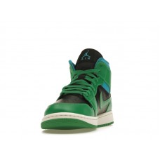 Женские Jordan 1 Mid Lucky Green Aquatone (W)